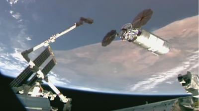 Northrop Grumman cargo ship reaches the International Space Station a day late after engine issue