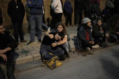 Families of hostages held in Gaza for 100 days hold 24-hour rally, beg government to bring them home