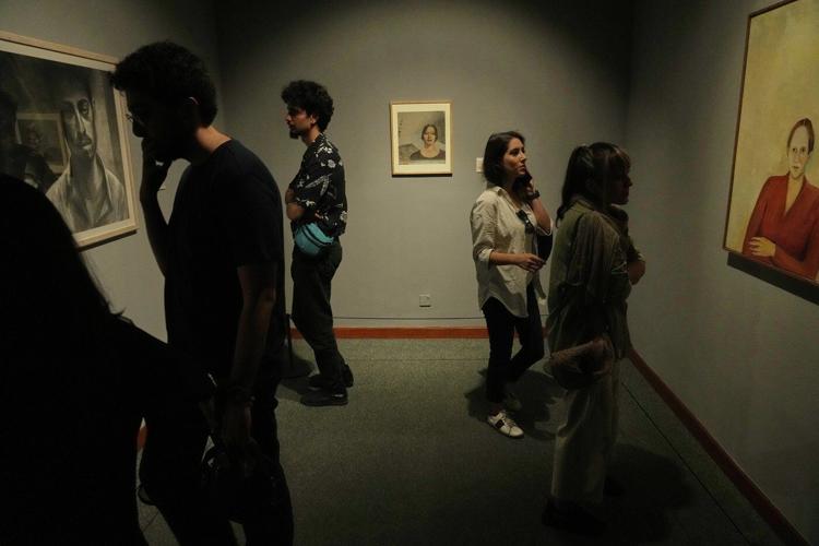 Photos from 'In Women's Words' exhibition that showcases modern Iranian women artists