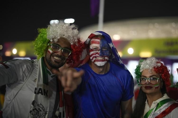 US, Iran fans mingle in Qatar ahead of World Cup clash