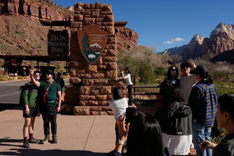 National parks will remain 'generally' open during the shutdown, but Liberty Bell doors are closed