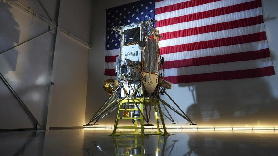 Private lunar lander touches down on the moon, but its status is unknown
