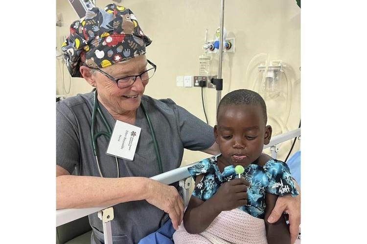 Baby cousin with cancer inspires girls to sew hospital gowns for sick kids across U.S. and Africa