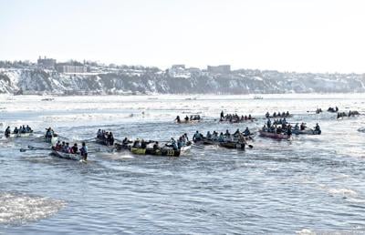 Le temps doux a eu raison du Palais Bonhomme, fermé ce dimanche au Carnaval de Québec