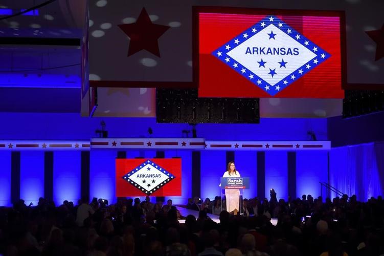 Sarah Huckabee Sanders 1st woman elected Arkansas governor