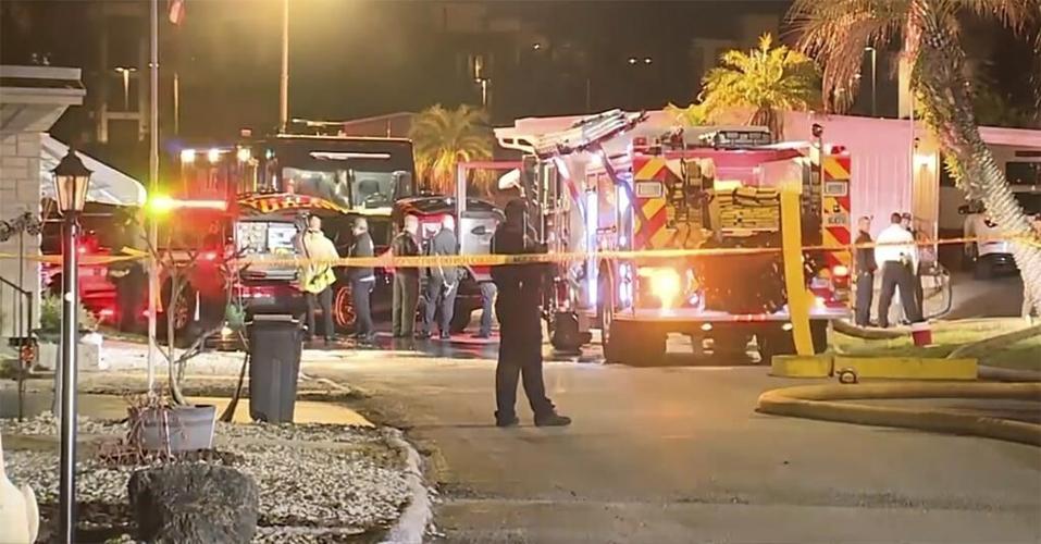 3 killed when small plane crashed and burned in Florida mobile home park