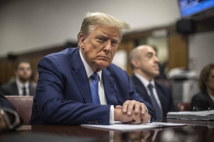 The Latest | Trump delivers rambling response to his hush money conviction