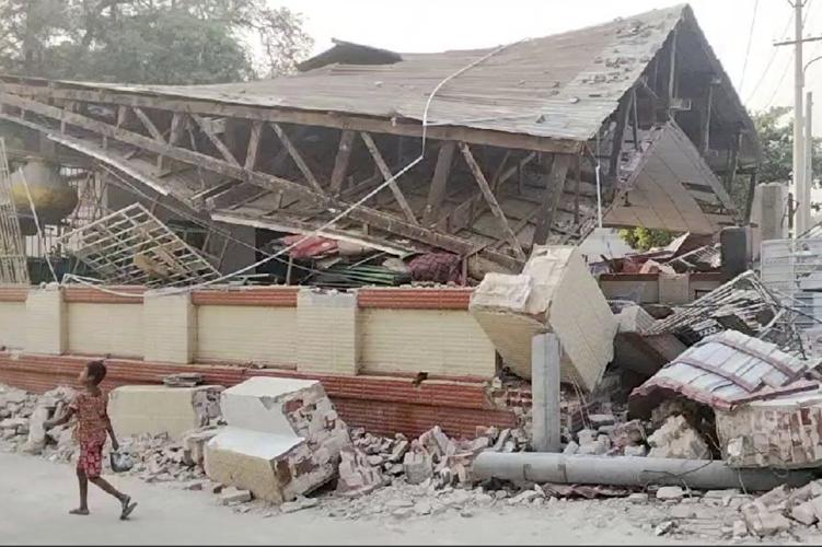 Man rescued from rubble in Myanmar's capital but hope fading of finding more earthquake survivors