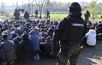 Serb police: man shot in border town clash between migrants