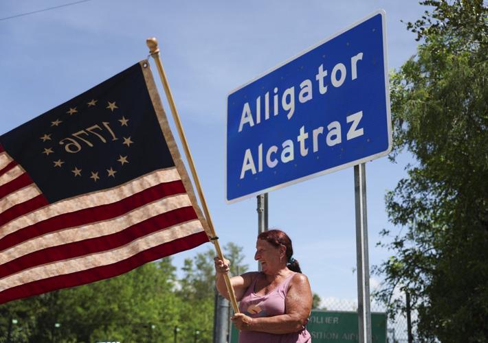 Deportation flights from Florida's 'Alligator Alcatraz' detention center have begun, DeSantis says