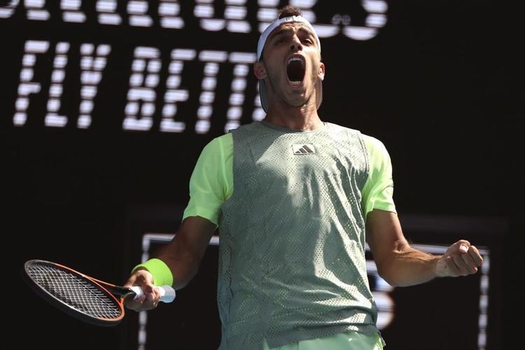 Italy's Davis Cup star Sinner wins opener at the Australian Open; Sakkari relief