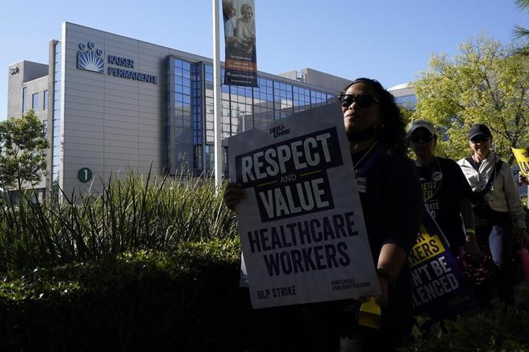 Thousands of US health care workers go on strike in multiple states over wages and staff shortages