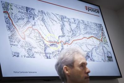 Missing 5 cross-country skiers found dead near Switzerland's Matterhorn. Search for a 6th persists