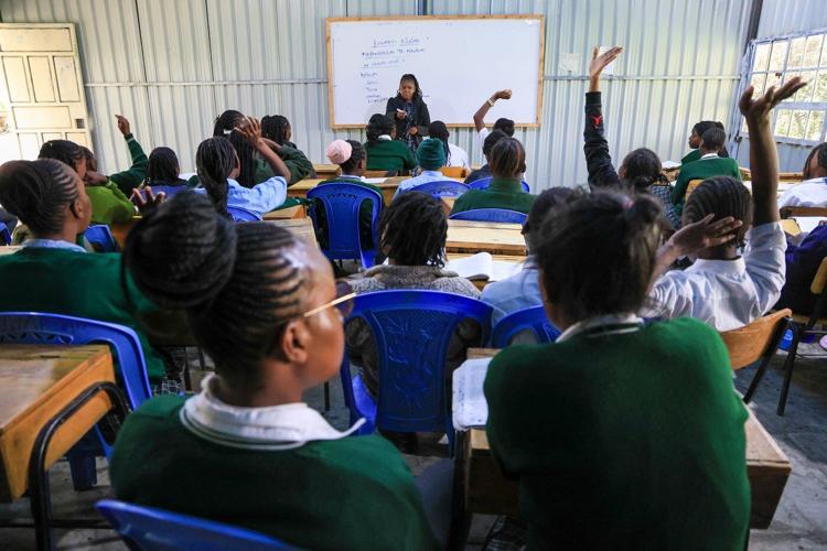 A rare school in Kenya is empowering teenage mothers with education and child care