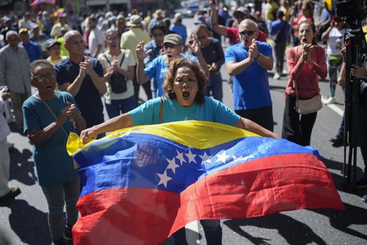Venezuelan opposition leader emerges from hideout to protest Maduro's plans to cling to power