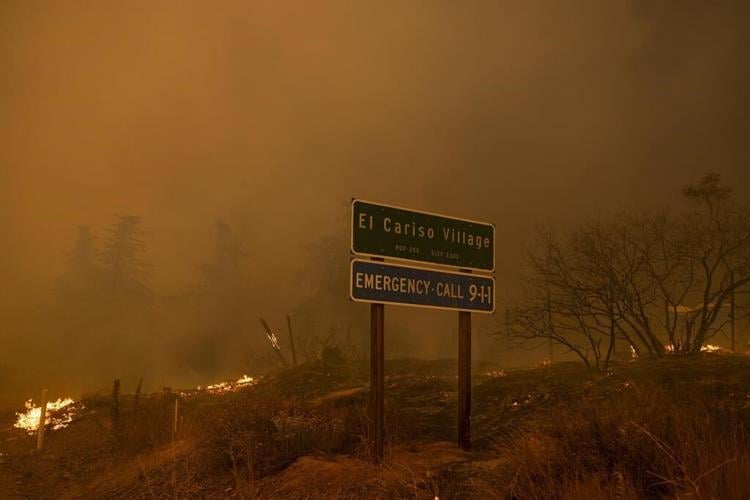'Hellish' scene unfolds as wildfire races toward California mountain community