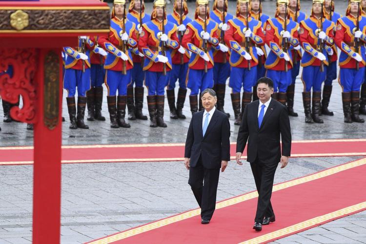 Japanese Emperor Naruhito meets Mongolian president to boost ties