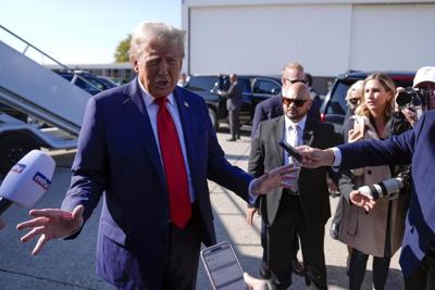 Trump fights back after Harris questions whether he is 'exhausted'