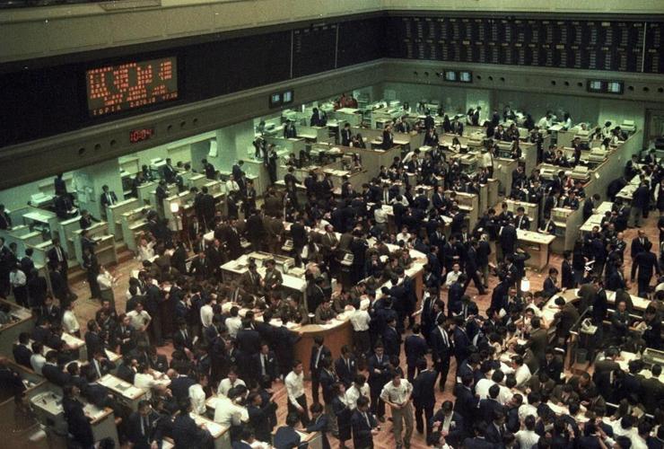 Japan's Nikkei stock index breaks its 1989 record and surges to an all-time high