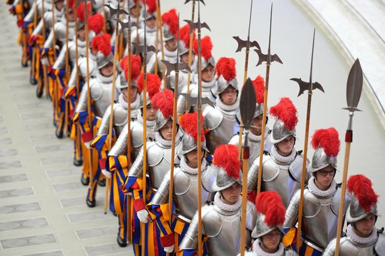 The Pontifical Swiss Guard’s newest recruits join the world's oldest standing army, in photos