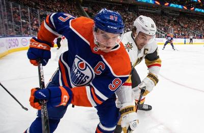 McDavid nets OT winner to lift Oilers past Golden Knights 4-3