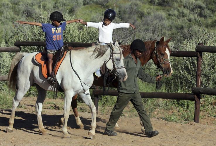 A horse therapy program in Namibia brings joy to children with learning disabilities