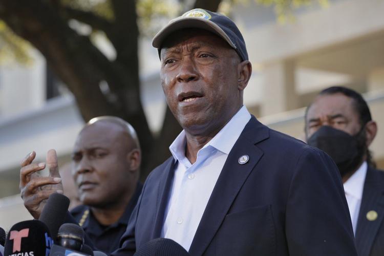 Houston pays tribute to the late US Rep. Sylvester Turner as he lies in state
