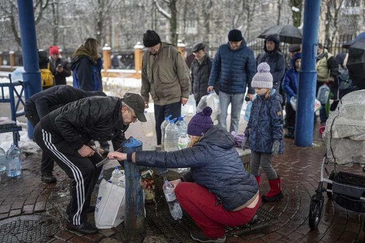 Bombed, not beaten: Ukraine's capital flips to survival mode