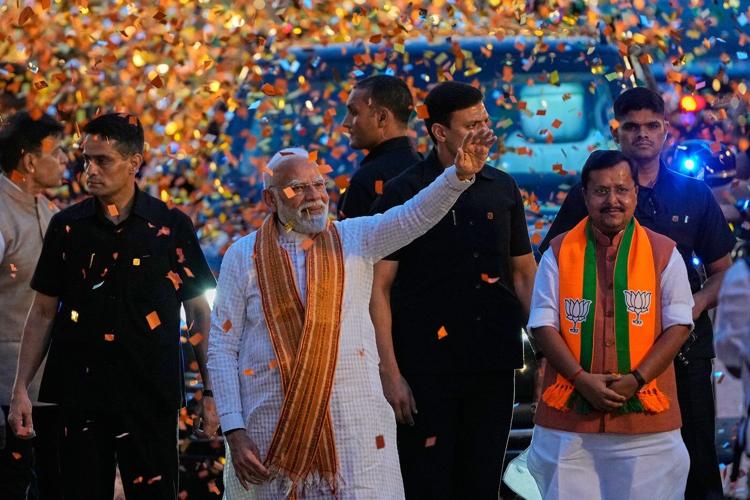 Modi’s party is set to take control of West Bengal in key election, a blow to opposition