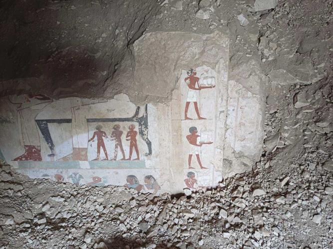 Egyptian archaeologists discover three tombs in Luxor