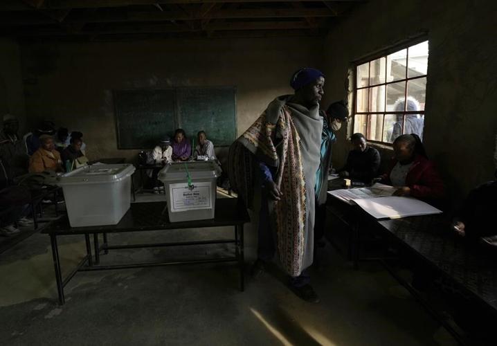 Thousands vote in southern Africa's small kingdom Lesotho
