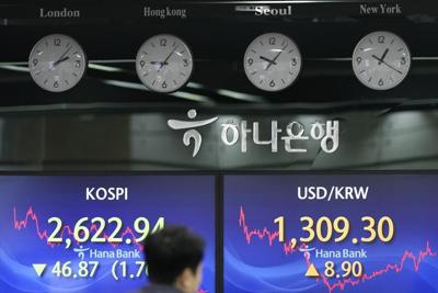 S&P/TSX moves lower Wednesday despite energy gains, U.S. markets also down
