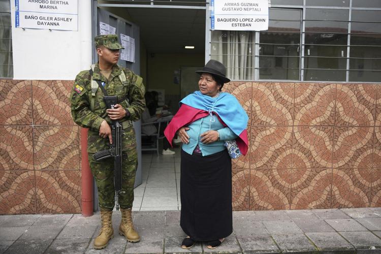 Ecuador's incumbent president and a leftist lawyer again vie for the top job in election runoff