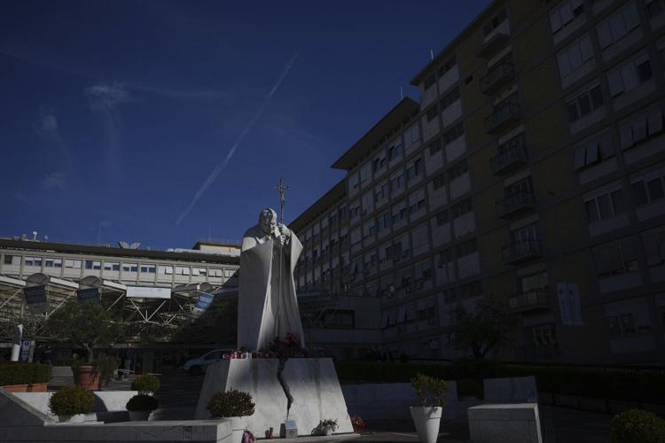 Pope is stable, followed Mass on television as he recovers from respiratory infection, Vatican says