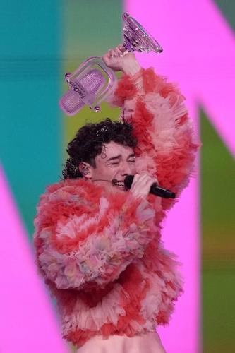 Switzerland’s Nemo wins 68th Eurovision Song Contest after event roiled by protests over Gaza war