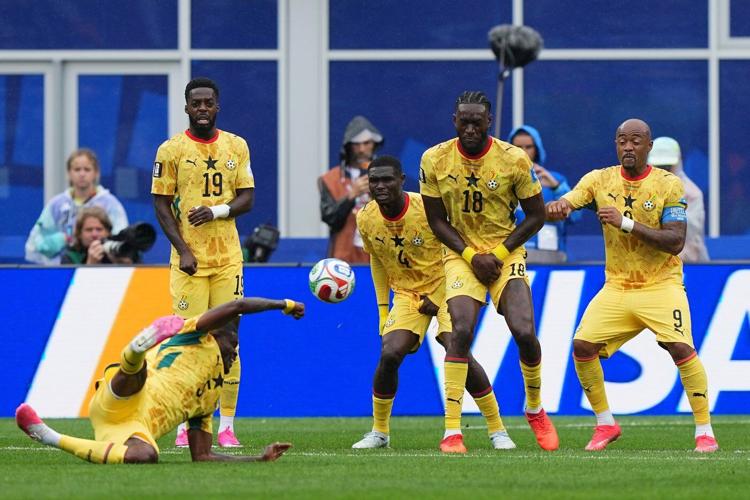 Ghanaian player accused of rape gets back onto the field for World Cup draw against England