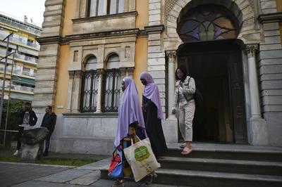 Eid prayers held in a historic former mosque in northern Greece for the first time in 100 years