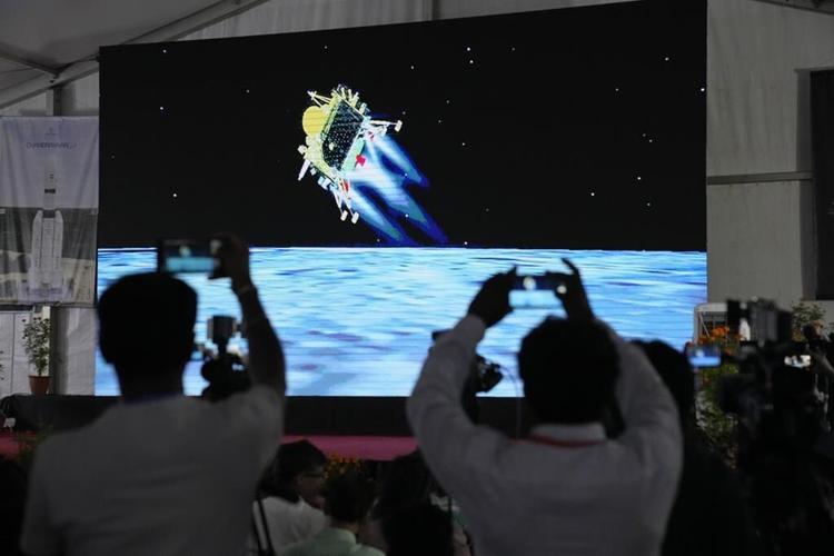 India lands a spacecraft near the moon's south pole, a first for the world as it joins elite club