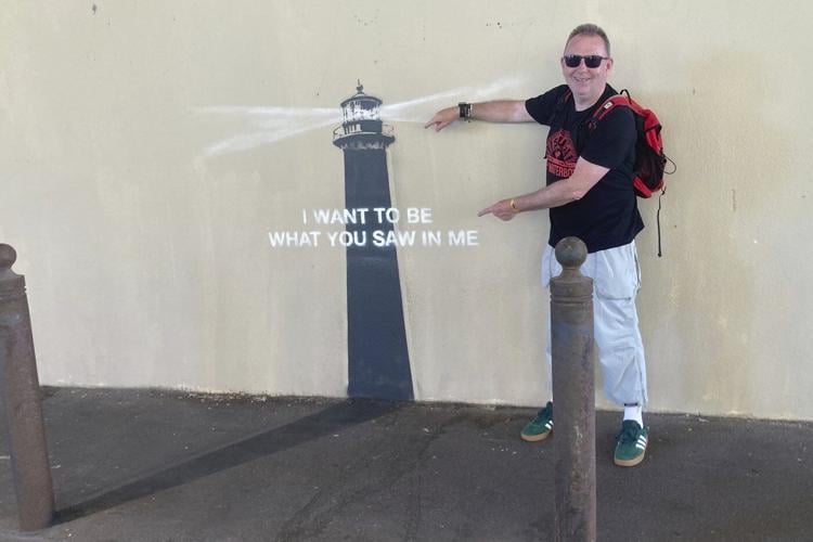 A hunt for Banksy’s new lighthouse artwork leads to the south of France