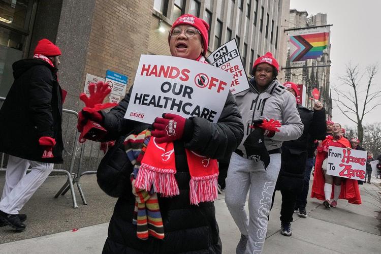 NYC nurses on strike resume negotiations with hospitals on 4th day
