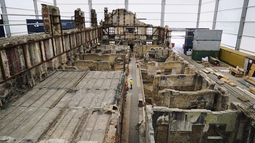 The reconstruction of Copenhagen's Old Stock Exchange takes shape after a destructive fire