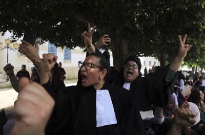As crisis escalates in Tunisia, lawyers strike over arrested colleague they say was tortured