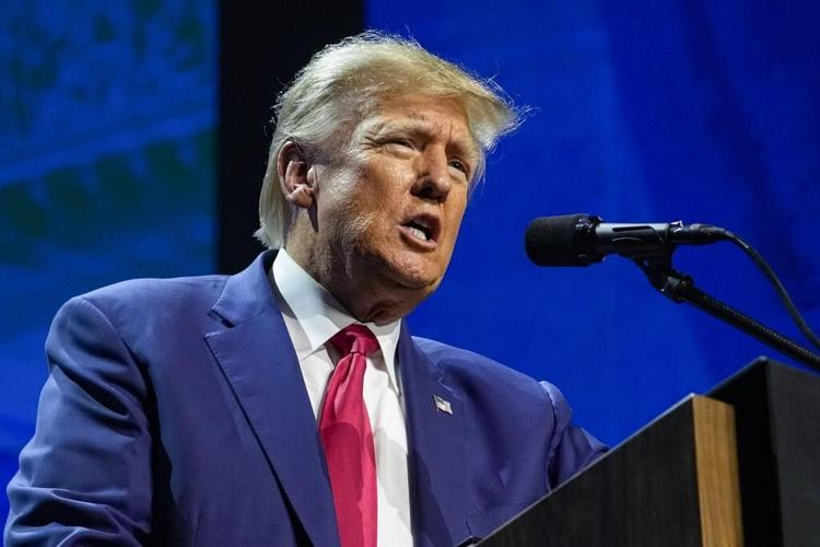 Trump back in New Hampshire, 1st event since Biden launch
