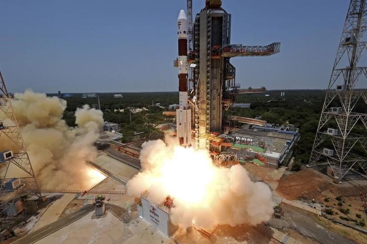 India launches a spacecraft to study the sun after successful landing near the moon's south pole