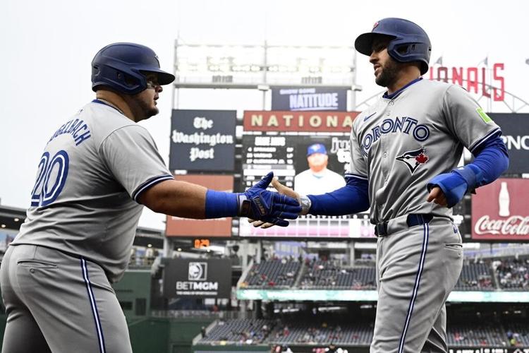 Gausman tosses 5 1/3 scoreless innings, Kiermaier homers and Blue Jays beat Nationals 6-3