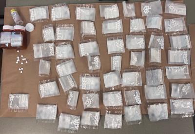 Hundreds of pills seized in bust outside pharmacy in Prince George, B.C.