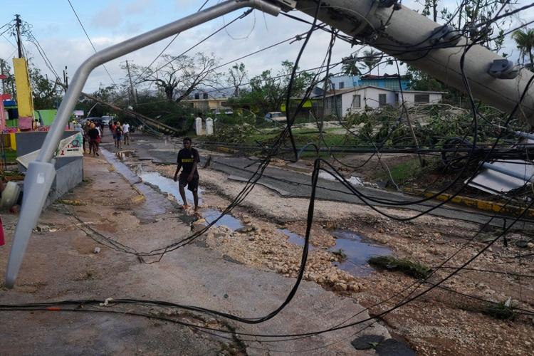 Hurricane Melissa churns across Cuba as a Category 2 storm while Jamaica reports a baby's death