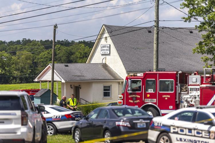 Suspect kills 2 women in Kentucky church after shooting state trooper, police say