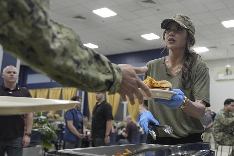 AP PHOTOS: US Homeland Security Secretary Noem visits Middle East