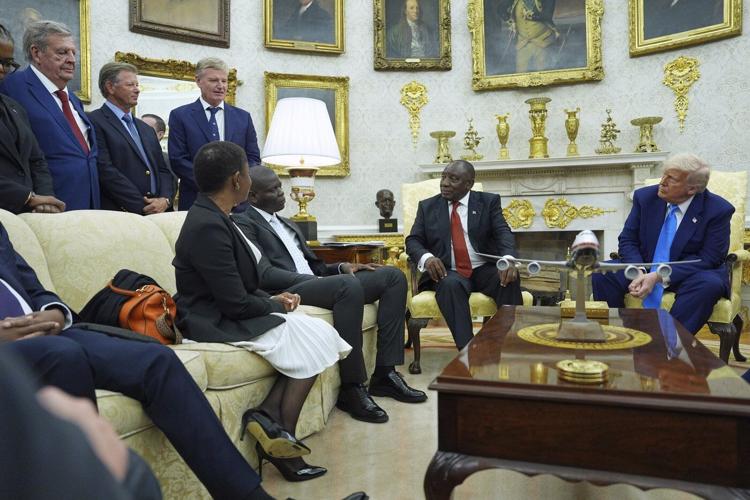 Trump seizes on videos of a fringe South African politician as evidence of threats to white farmers